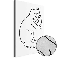 Artgeist Paveikslas - Cat Relaxing (1 Part) Vertical