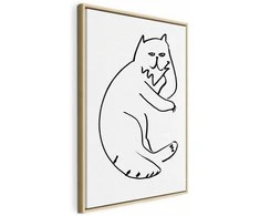 Artgeist Paveikslas - Cat Relaxing (1 Part) Vertical