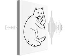 Artgeist Paveikslas - Cat Relaxing (1 Part) Vertical
