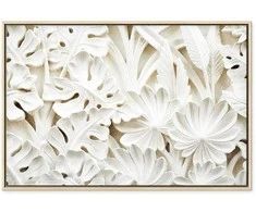 Artgeist Paveikslas - Ceramic Leaves (1 Part) Wide
