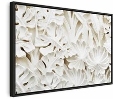 Artgeist Paveikslas - Ceramic Leaves (1 Part) Wide