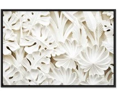Artgeist Paveikslas - Ceramic Leaves (1 Part) Wide