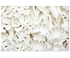 Artgeist Paveikslas - Ceramic Leaves (1 Part) Wide