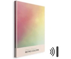 Artgeist Paveikslas - Cherry Breeze - Pastel Gradient in Delicate Retro Colors