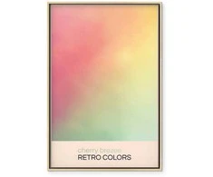Artgeist Paveikslas - Cherry Breeze - Pastel Gradient in Delicate Retro Colors