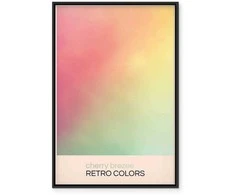 Artgeist Paveikslas - Cherry Breeze - Pastel Gradient in Delicate Retro Colors