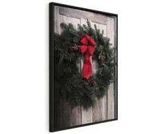 Artgeist Paveikslas - Christmas Wreath (1 Part) Vertical