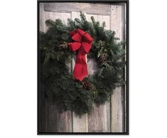 Artgeist Paveikslas - Christmas Wreath (1 Part) Vertical