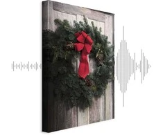 Artgeist Paveikslas - Christmas Wreath (1 Part) Vertical