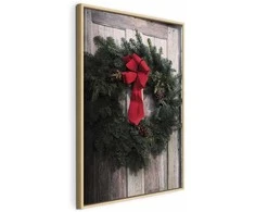 Artgeist Paveikslas - Christmas Wreath (1 Part) Vertical