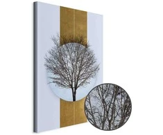 Artgeist Paveikslas - Circle of Nature (1-part) - Tree Branches in Round Composition