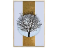 Artgeist Paveikslas - Circle of Nature (1-part) - Tree Branches in Round Composition