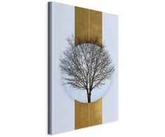 Artgeist Paveikslas - Circle of Nature (1-part) - Tree Branches in Round Composition
