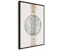 Artgeist Paveikslas - Circle with Artistic Details (1-part) - Abstract Shape