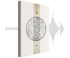 Artgeist Paveikslas - Circle with Artistic Details (1-part) - Abstract Shape