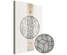 Artgeist Paveikslas - Circle with Artistic Details (1-part) - Abstract Shape