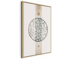 Artgeist Paveikslas - Circle with Artistic Details (1-part) - Abstract Shape