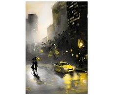 Artgeist Paveikslas - City Glow (1 Part) Vertical