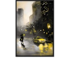 Artgeist Paveikslas - City Glow (1 Part) Vertical