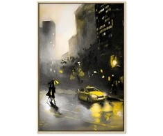 Artgeist Paveikslas - City Glow (1 Part) Vertical