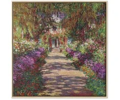 Artgeist Paveikslas - Claude Monet – A Pathway in Monet's Garden