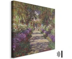 Artgeist Paveikslas - Claude Monet – A Pathway in Monet's Garden