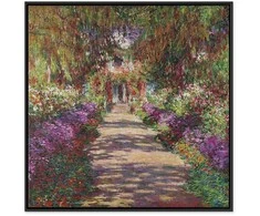 Artgeist Paveikslas - Claude Monet – A Pathway in Monet's Garden