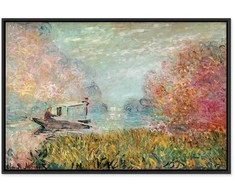 Artgeist Paveikslas - Claude Monet – Boat on the Seine