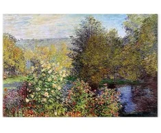 Artgeist Paveikslas - Claude Monet – Garden at Montgeron (detail)