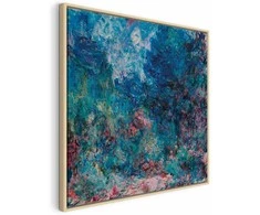 Artgeist Paveikslas - Claude Monet – La maison de l'artiste vue du jardin aux roses