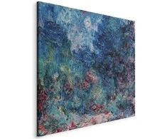 Artgeist Paveikslas - Claude Monet – La maison de l'artiste vue du jardin aux roses