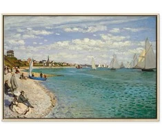 Artgeist Paveikslas - Claude Monet – Regatta at Sainte-Adresse