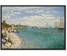 Artgeist Paveikslas - Claude Monet – Regatta at Sainte-Adresse