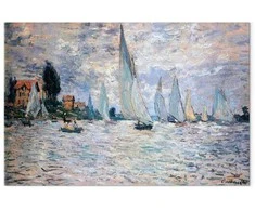 Artgeist Paveikslas - Claude Monet - Sailboats, Regatta in Argenteuil