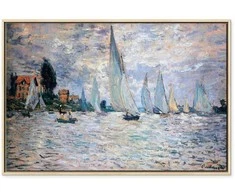 Artgeist Paveikslas - Claude Monet - Sailboats, Regatta in Argenteuil