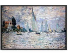 Artgeist Paveikslas - Claude Monet - Sailboats, Regatta in Argenteuil