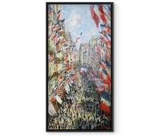 Artgeist Paveikslas - Claude Monet – The Rue Montorgueil in Paris, Celebration of June 30, 1896