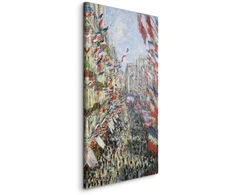 Artgeist Paveikslas - Claude Monet – The Rue Montorgueil in Paris, Celebration of June 30, 1896