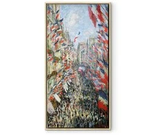Artgeist Paveikslas - Claude Monet – The Rue Montorgueil in Paris, Celebration of June 30, 1896