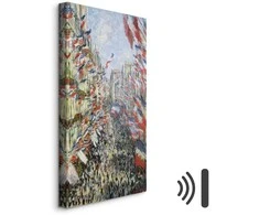 Artgeist Paveikslas - Claude Monet – The Rue Montorgueil in Paris, Celebration of June 30, 1896