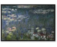 Artgeist Paveikslas - Claude Monet – Waterlilies: Žalias Reflections