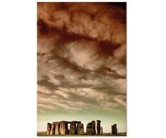 Artgeist Paveikslas - Clouds Over Stonehenge (1 Part) Vertical