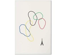 Artgeist Paveikslas - Colorful Rings - Digital Graphics - Minimalism
