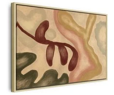 Artgeist Paveikslas - Colorful shapes – worn-out figures in lime wash technique