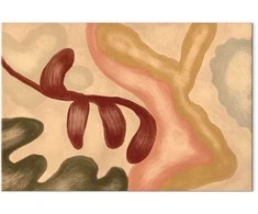 Artgeist Paveikslas - Colorful shapes – worn-out figures in lime wash technique