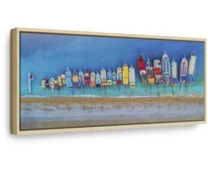 Artgeist Paveikslas - Colourful Boats (1 Part) Narrow