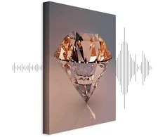 Artgeist Paveikslas - Costly Diamond (1 Part) Vertical
