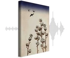 Artgeist Paveikslas - Cotton Branches (1 Part) Vertical