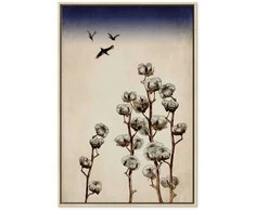 Artgeist Paveikslas - Cotton Branches (1 Part) Vertical