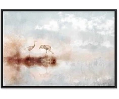 Artgeist Paveikslas - Cranes in the Morning (1 Part) Wide